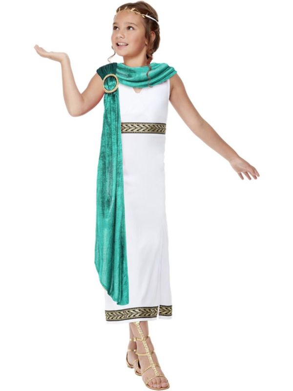 Roman Empire Prinses Kostuum Wit main product photo
