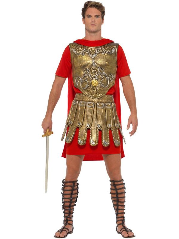 Romeinse gladiator kostuum goud main product photo