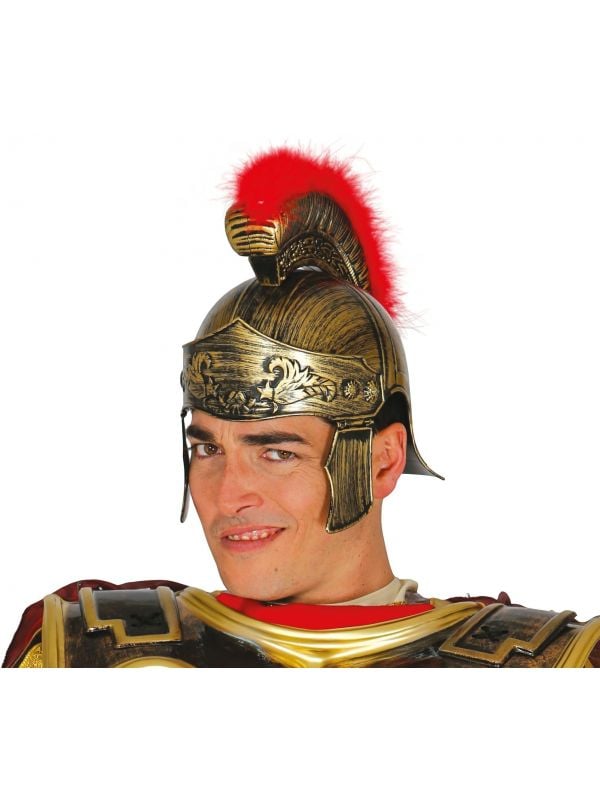 Romeinse soldatenhelm goud