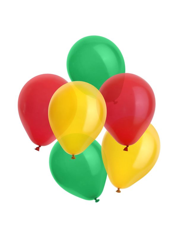 Rood-geel-groene ballonnen set main product photo