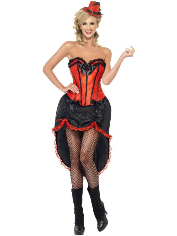 Rood zwarte Burlesque pakje main product photo