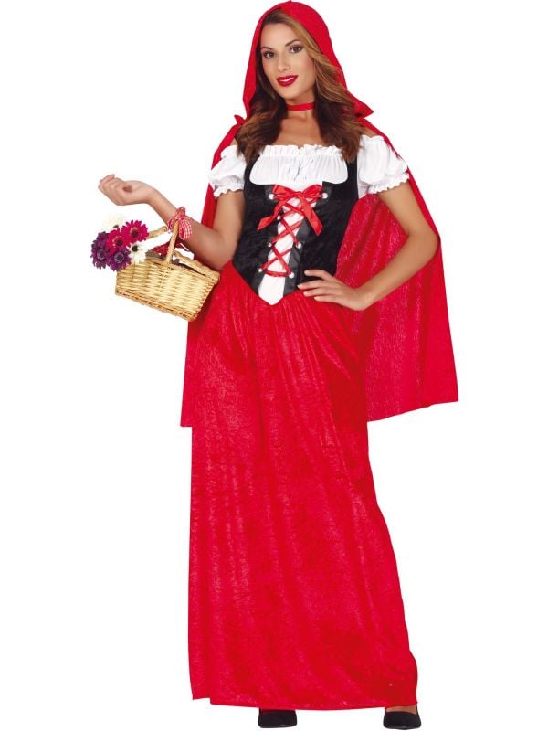 Roodkapje jurk vrouwen