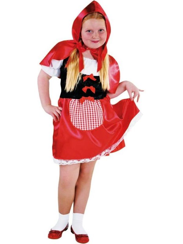 Roodkapje jurkje met cape main product photo