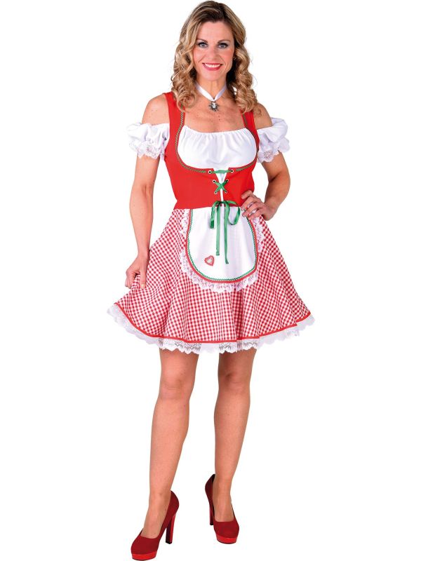 Root wit tiroler jurkje vrouwen main product photo