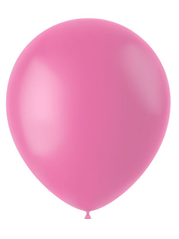 Rosey roze mat ballonnen 100 stuks