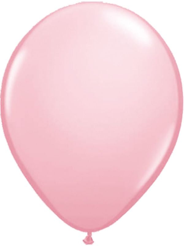 Roze basic ballonnen 10 stuks