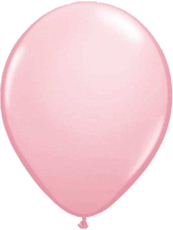 Roze basic ballonnen 100 stuks