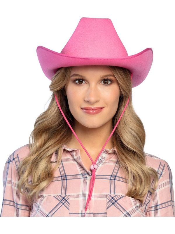 Roze cowboy hoed rodeo