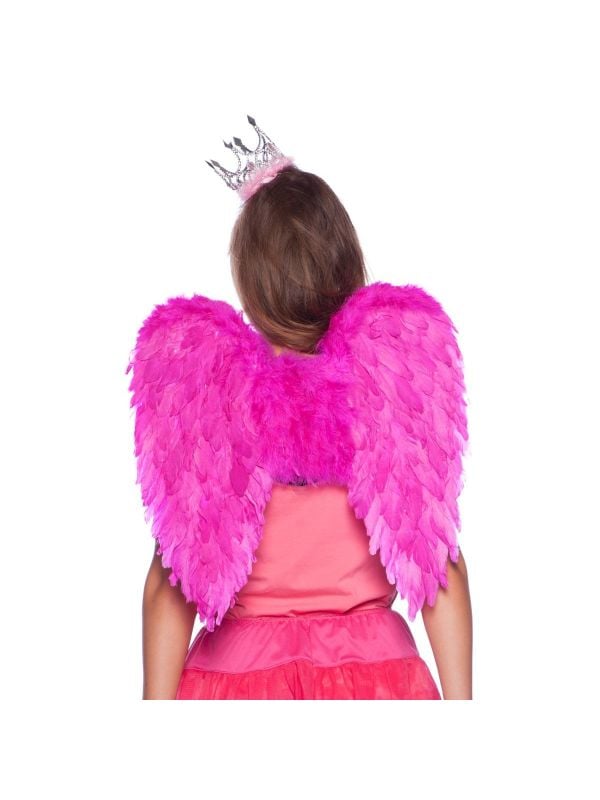 Roze engelen vleugels 50cm