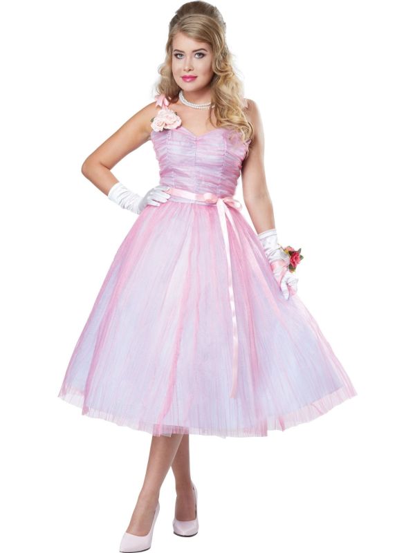 Roze gala jurk main product photo