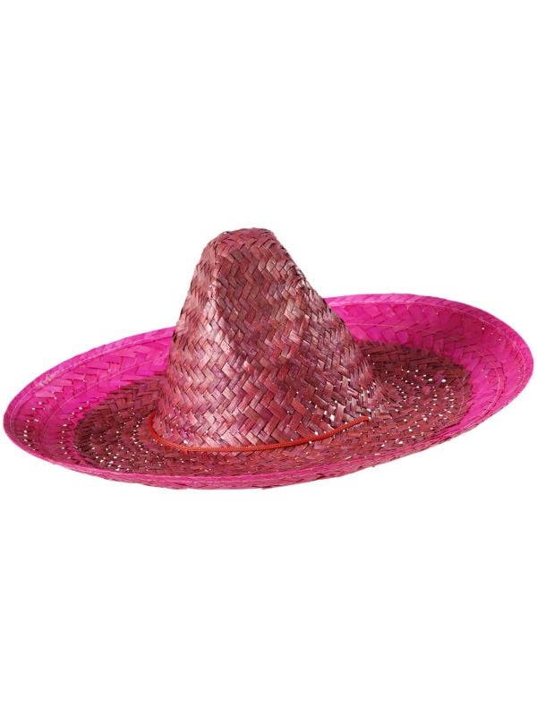 Roze mexicaanse sombrero