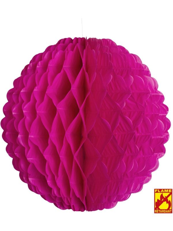 Roze papieren bal