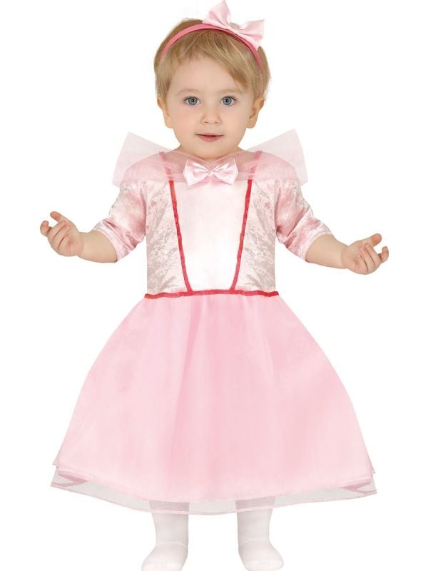 Roze prinsessenjurkje baby