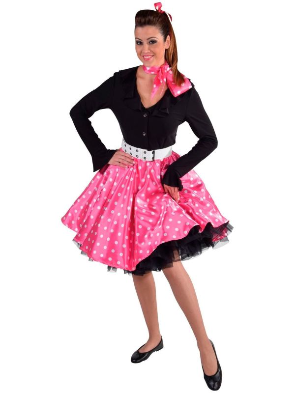 Roze Rock en Roll rok dames main product photo