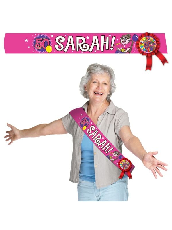 Roze sjerp 50 jaar sarah