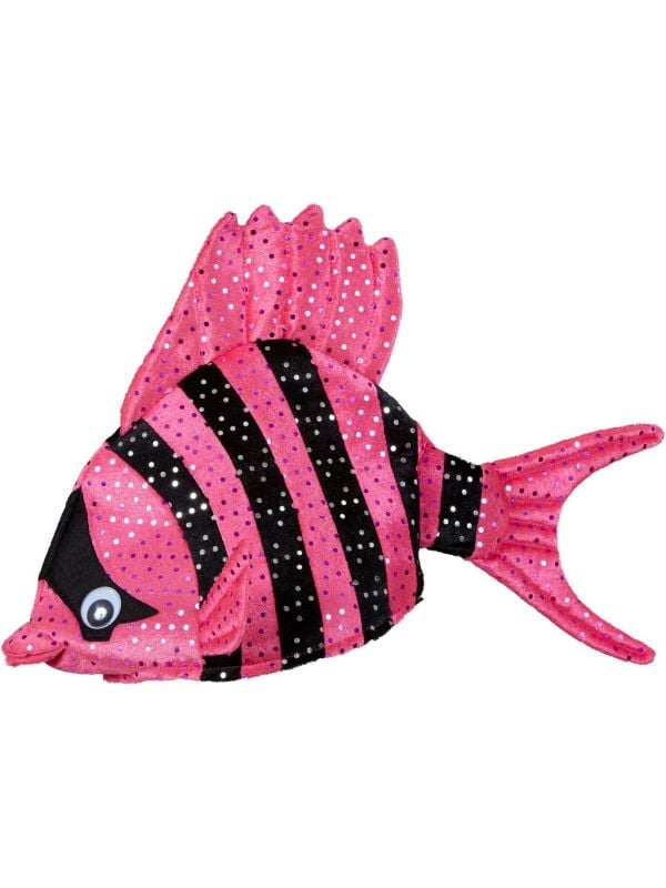 Roze vis hoed