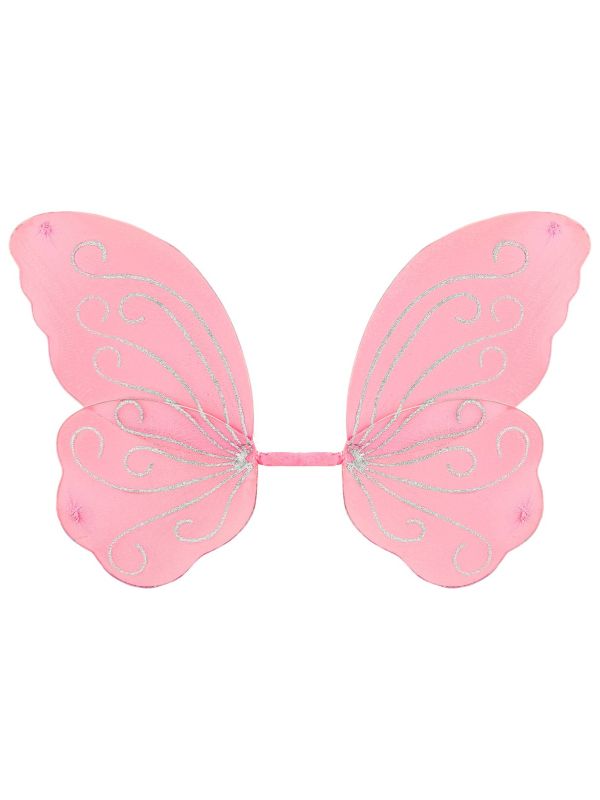 Roze vlinder vleugels glitter main product photo