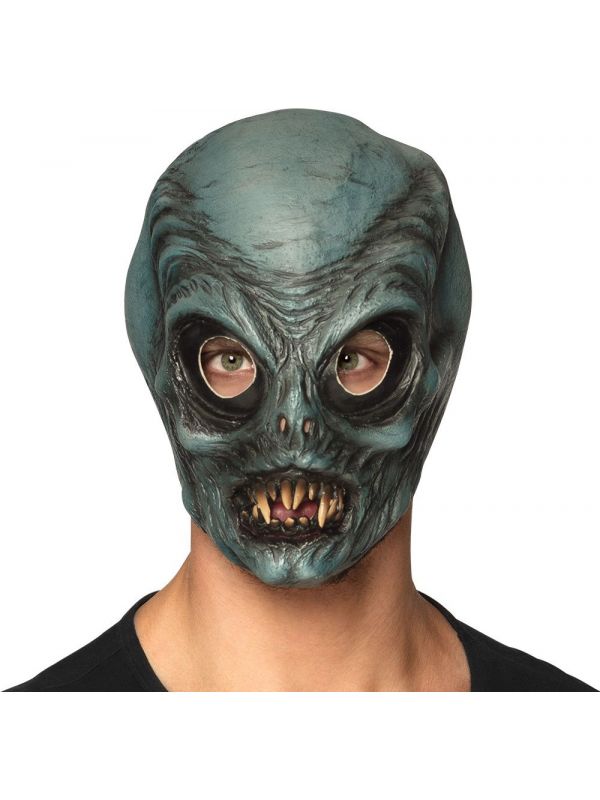 Ruimtemonster alien hoofdmasker