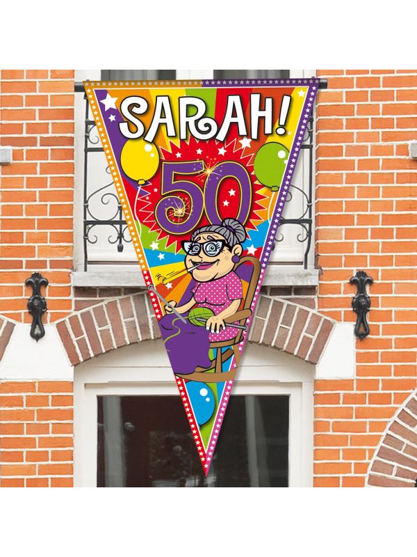 Sarah 50 jaar knalfeest megavlag