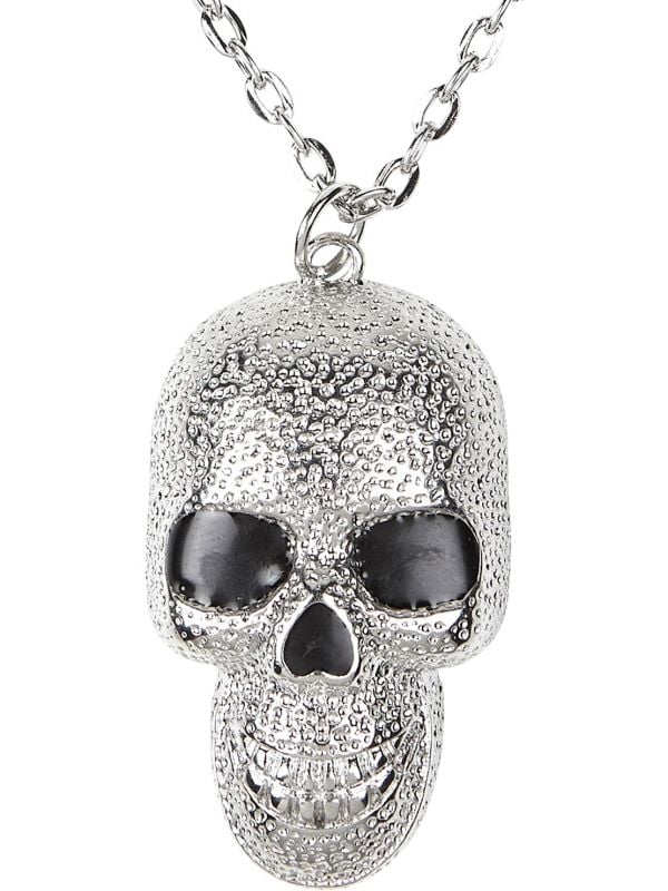 Schedel halloween ketting