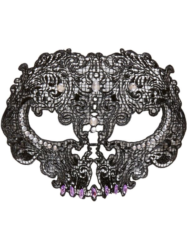 Schedel masker zwart main product photo