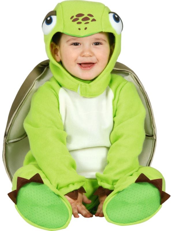 Schildpad jumpsuit baby