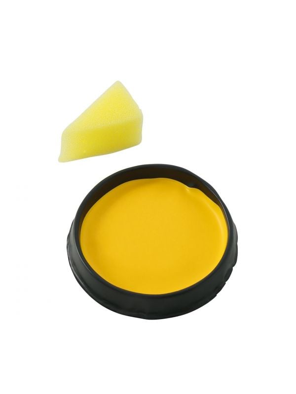 Schmink met spons geel