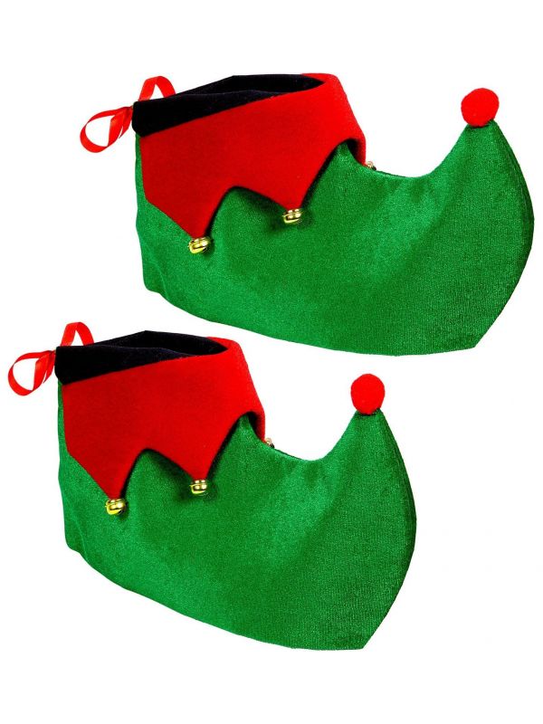 Schoenhoezen kerst elf groen