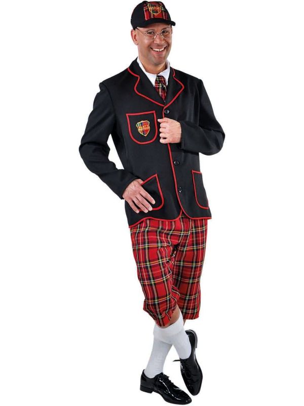 Schooljongen carnavals outfit mannen main product photo