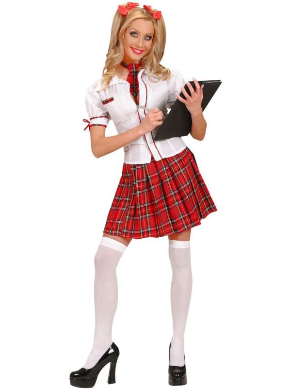 Schots schoolmeisje kostuum
