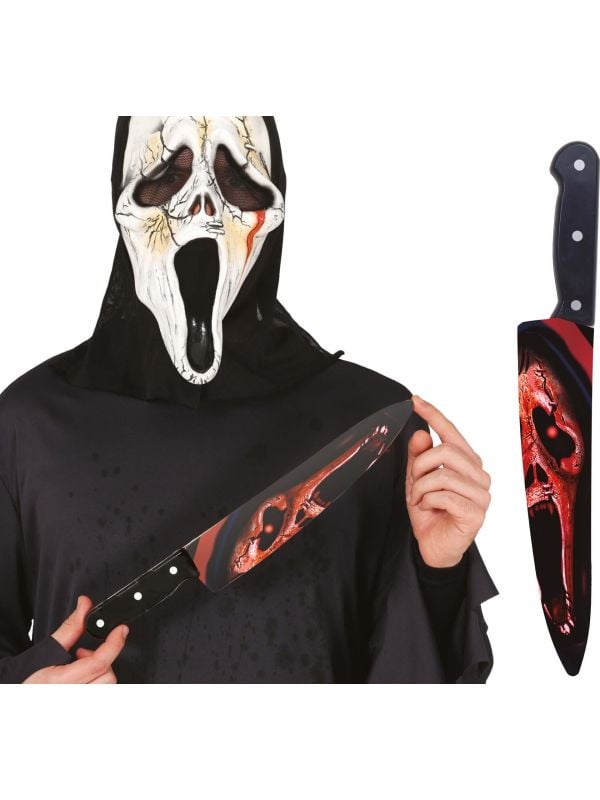 Scream keukenmes 37 cm halloween