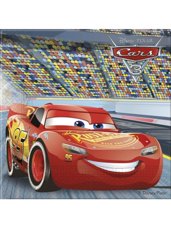 Servetten cars 3 feestje 20 stuks