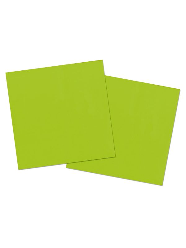 Servetten groen 20 stuks main product photo