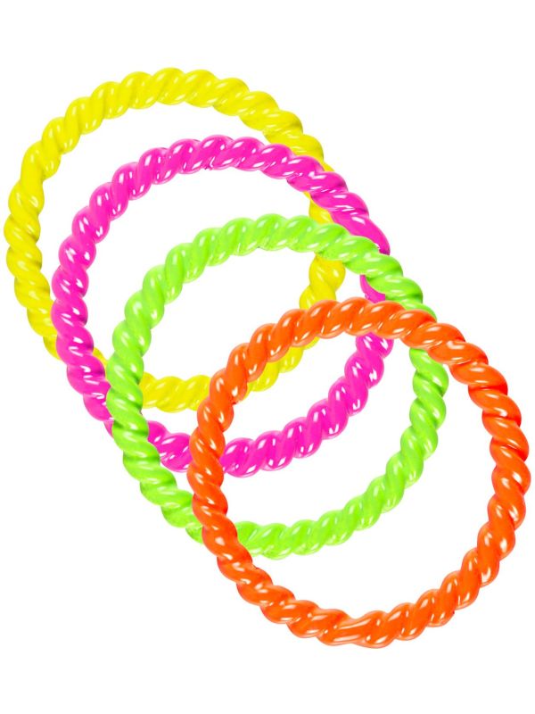 Set met 4 neon ringen