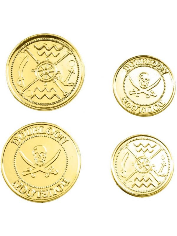 Set van 12 piraten munten