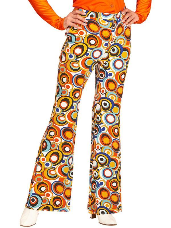 Seventies disco broek dames