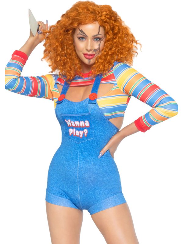 Sexy Chucky outfit dames