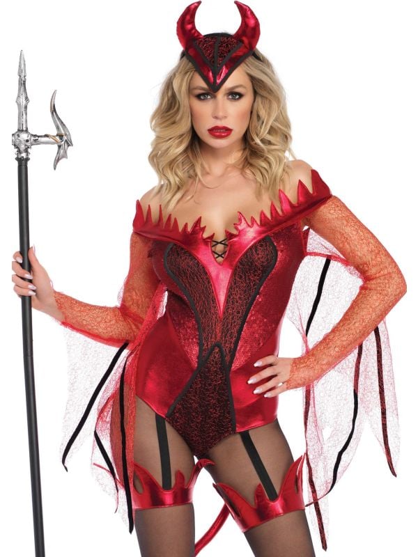 Sexy duivel catsuit main product photo