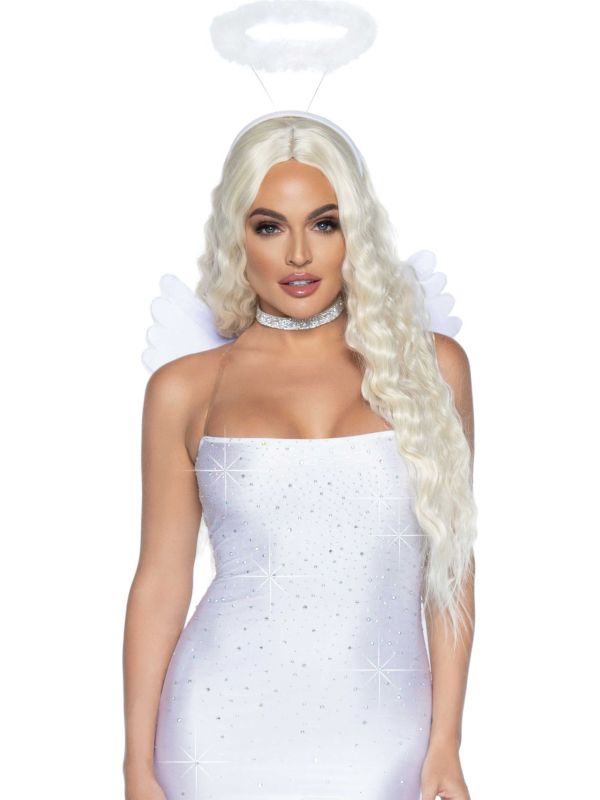 Sexy engel outfit met accessoires main product photo