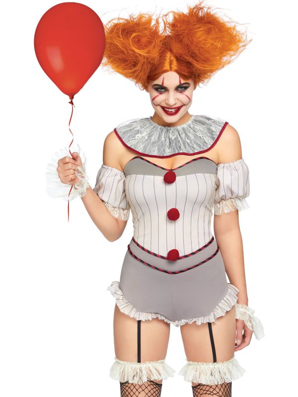 Sexy horror IT Clown kostuum main product photo