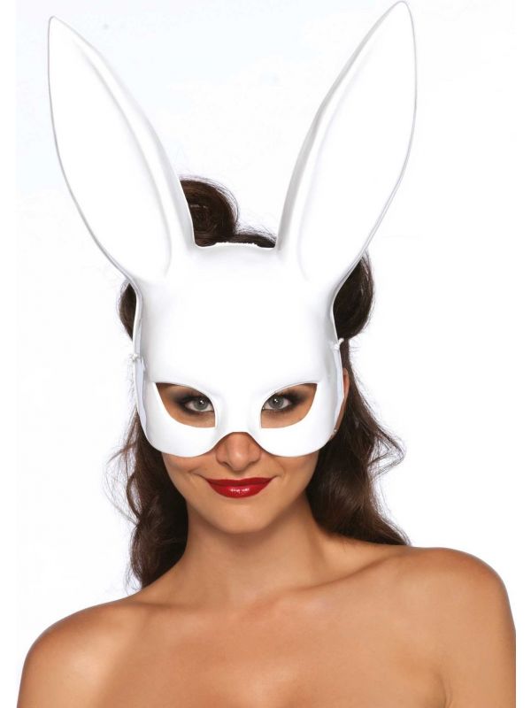 Sexy konijnen masker wit