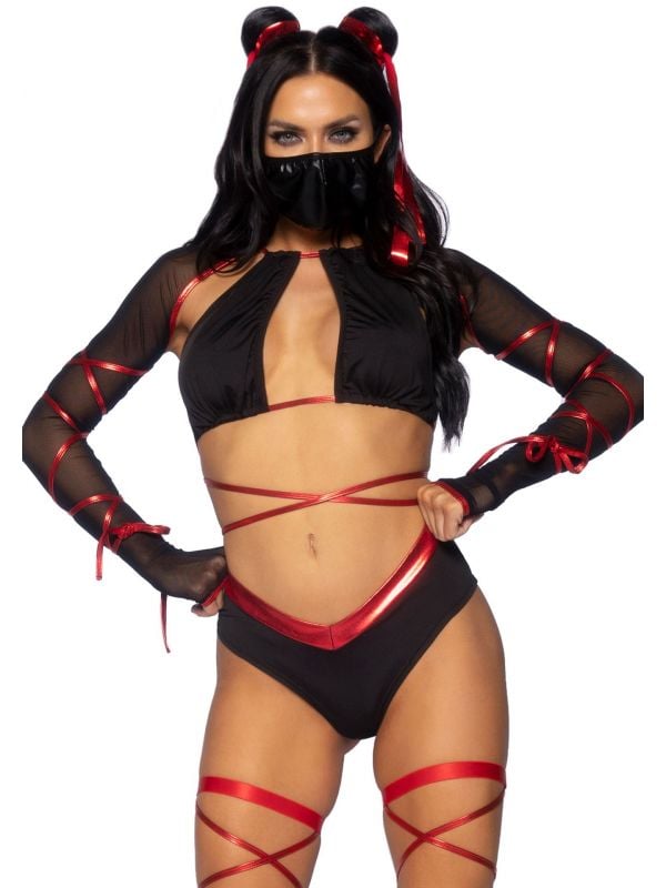Sexy Lethal Ninja kostuum vrouwen