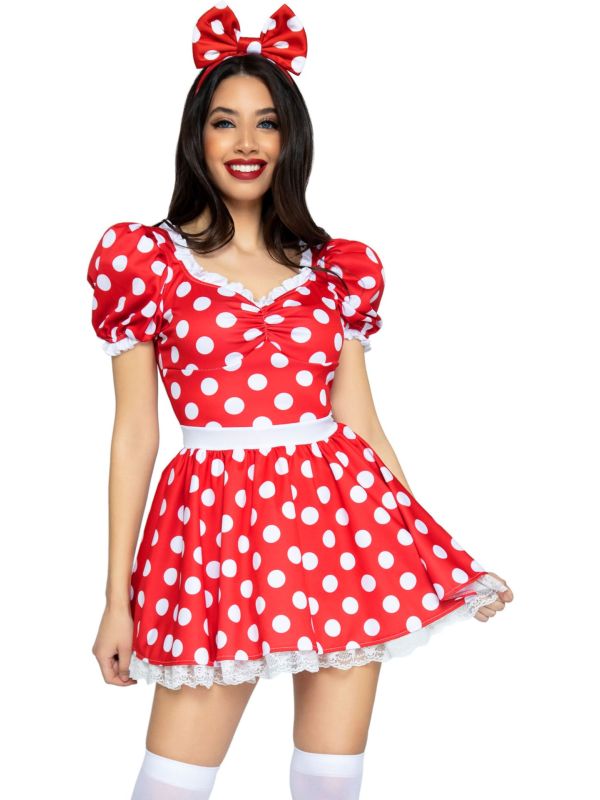 Sexy Minnie Mouse kostuum Feestkleding.nl