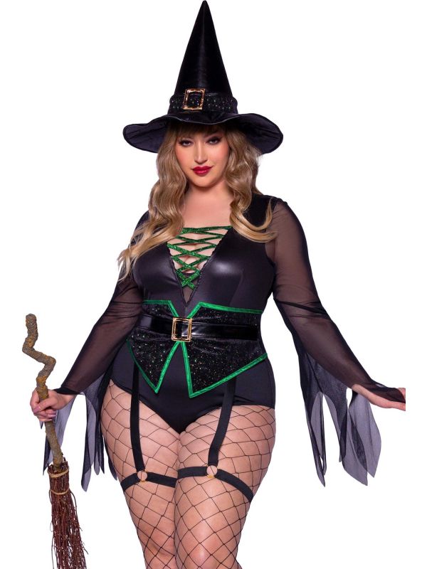 Sexy plus size heks outfit main product photo