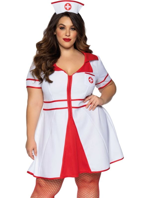 Sexy verpleegster outfit plus size main product photo