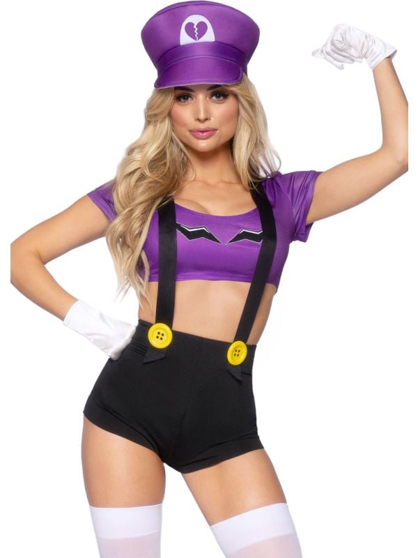 Sexy Waluigi outft dames