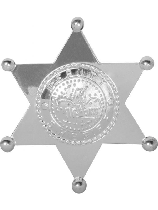 Sheriff deputy ster zilver