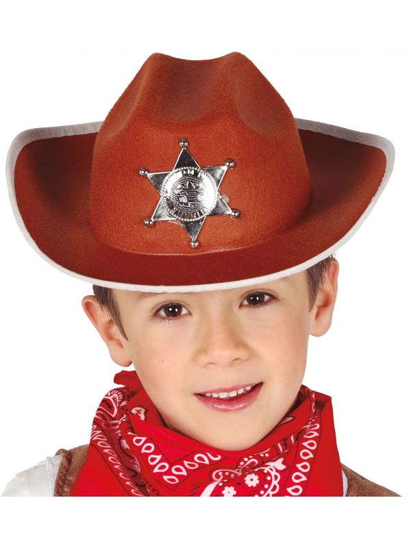 Sheriff hoed met ster kind