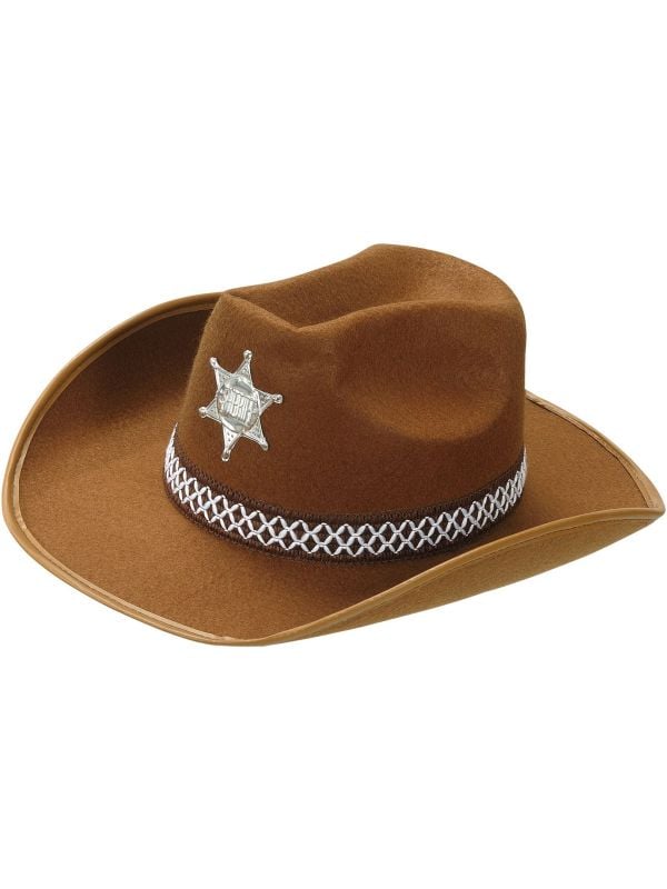 Sheriffhoed bruin