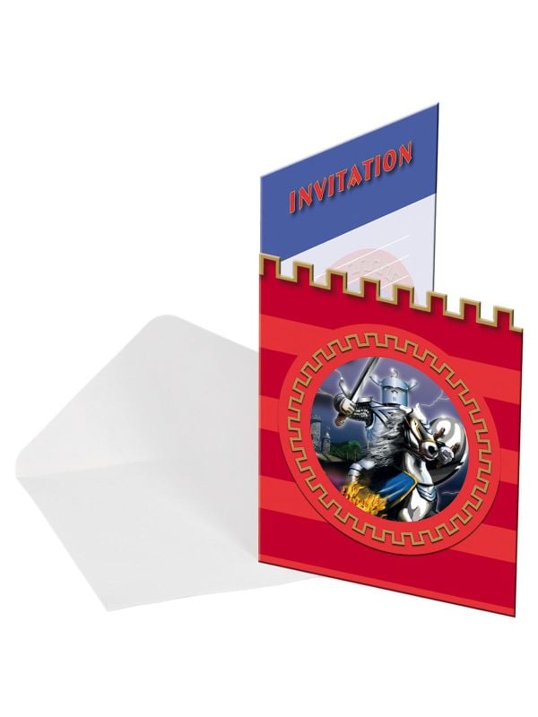 Silver Knight uitnodigingskaarten main product photo